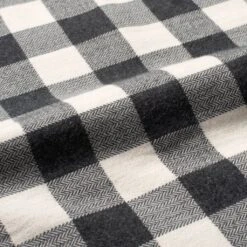 Buffalo Check Shirt | Black & Cream -Casual Shoes World 1024x1024 BuffaloCheckShirt BlackCream 080724 Texture