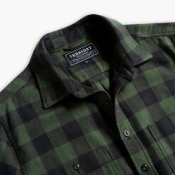 Buffalo Check Shirt | Evergreen -Casual Shoes World 1024x1024 BuffaloCheckShirt Evergreen 080724 Detail