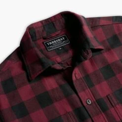 Buffalo Check Shirt | Red 13 Buffalo Check Shirt | Red -Casual Shoes World 1024x1024 BuffaloCheckShirt Red 080724 Detail