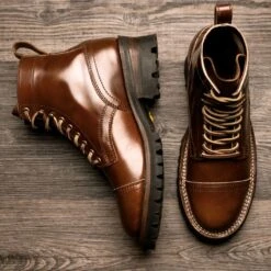 Challenger | Coffee Shinki Cordovan -Casual Shoes World 1024x1024 Challenger CoffeeShinkiCordovan 091924 MoodyLightbox Flatlay1