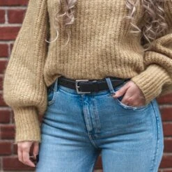 Women's Classic Leather Belt | Black 11 Women's Classic Leather Belt | Black -Casual Shoes World 1024x1024 Classic Black 1 1