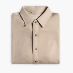 Everyday Button-Down Shirt | Taupe 12 Everyday Button-Down Shirt | Taupe -Casual Shoes World 1024x1024 EverydayShirt Taupe 080724 Folded