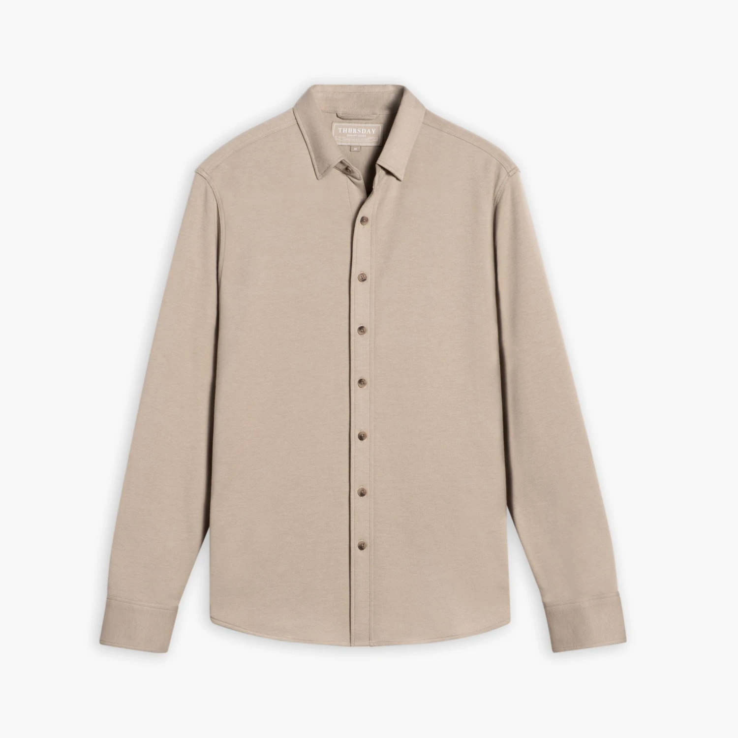 Everyday Button-Down Shirt | Taupe 3 Everyday Button-Down Shirt | Taupe