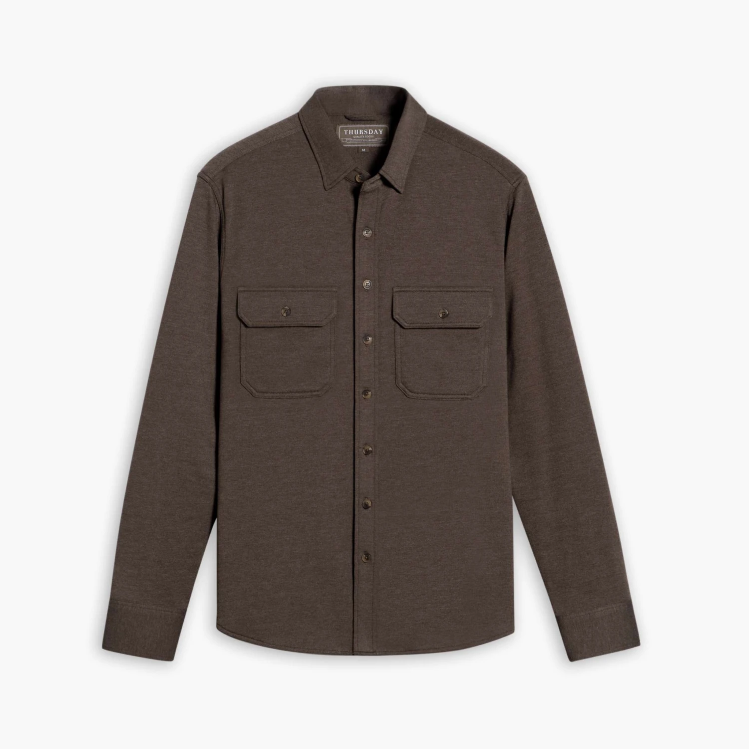 Everyday Button-Down Shirt | Brown (Two Pocket) 3 Everyday Button-Down Shirt | Brown (Two Pocket)