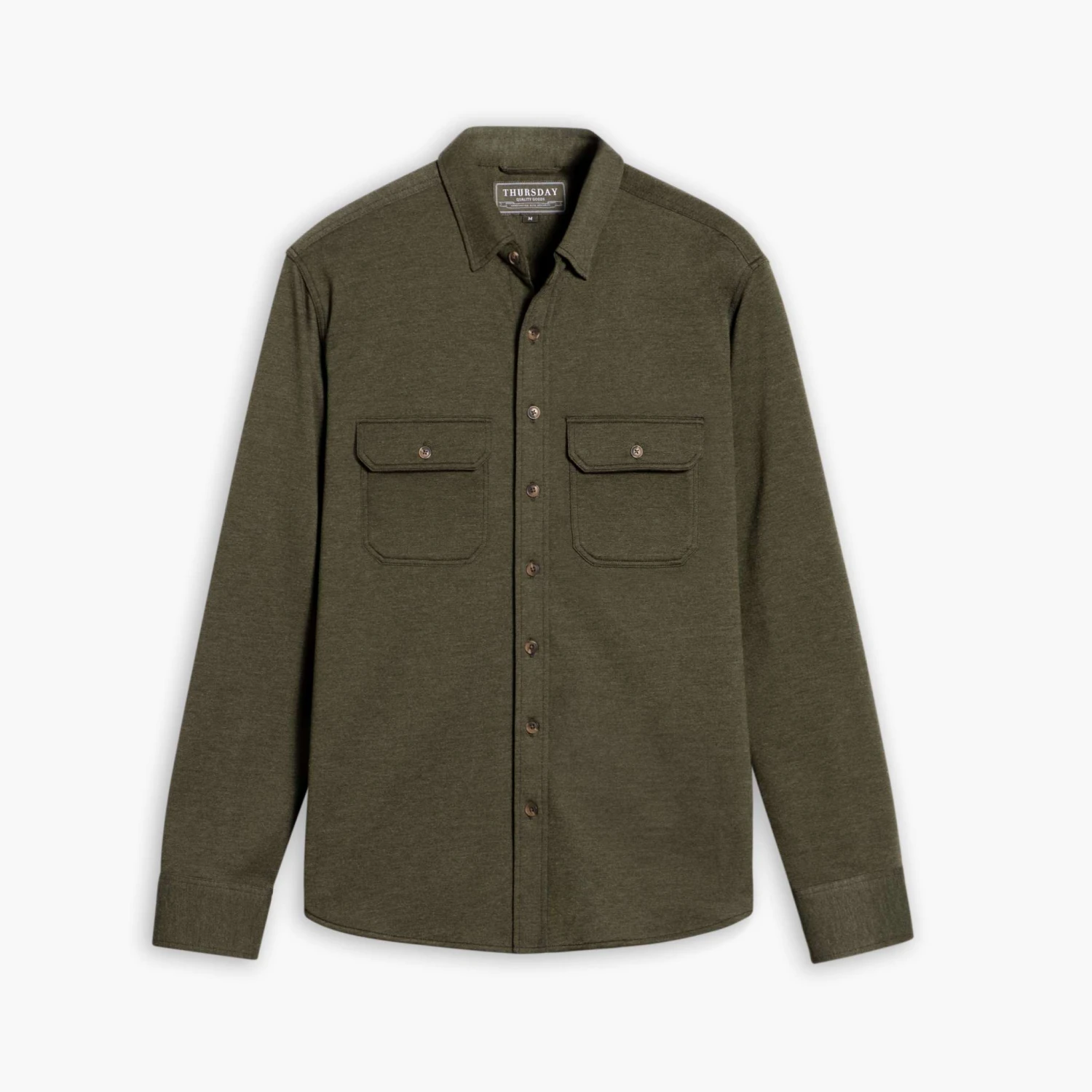 Everyday Button-Down Shirt | Olive (Two Pocket) 3 Everyday Button-Down Shirt | Olive (Two Pocket)