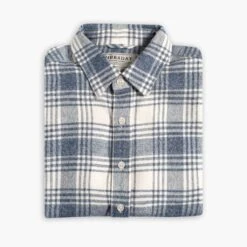 Forever Flannel Shirt | Glacier Blue -Casual Shoes World 1024x1024 ForeverFlannel GlacierBlue 091024 Folded
