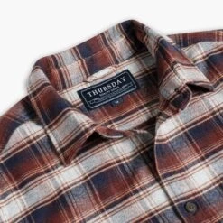 Forever Flannel Shirt | Merlot -Casual Shoes World 1024x1024 ForeverFlannel Merlot 091024 Detail