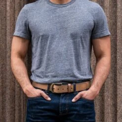 Men's Heritage Leather Belt | Natural -Casual Shoes World 1024x1024 HeritageBelt NaturalLeather 072623 1