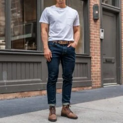 Men's Heritage Leather Belt | Terracotta -Casual Shoes World 1024x1024 HeritageBelt Terracotta 072623 3