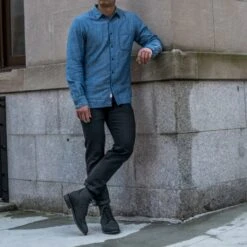 Kato Pen Slim Fit Jeans | Black 18 Kato Pen Slim Fit Jeans | Black -Casual Shoes World 1024x1024 Kato Pen Black 210207 2