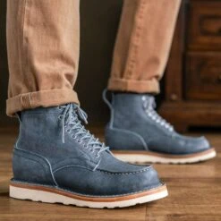 Builder | Blue Textured -Casual Shoes World 1024x1024 Men Builder Blue 031925 1 b33026d2 3141 4f75 b44b 7563278b51fb
