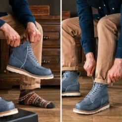 Builder | Blue Textured -Casual Shoes World 1024x1024 Men Builder Blue 031925 2 3e2f23a8 f615 4ff1 9408 b43a6ecccd8a