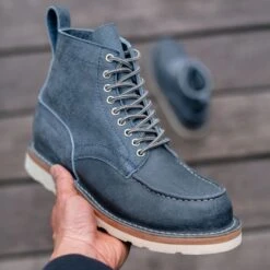 Builder | Blue Textured -Casual Shoes World 1024x1024 Men Builder Blue 031925 3