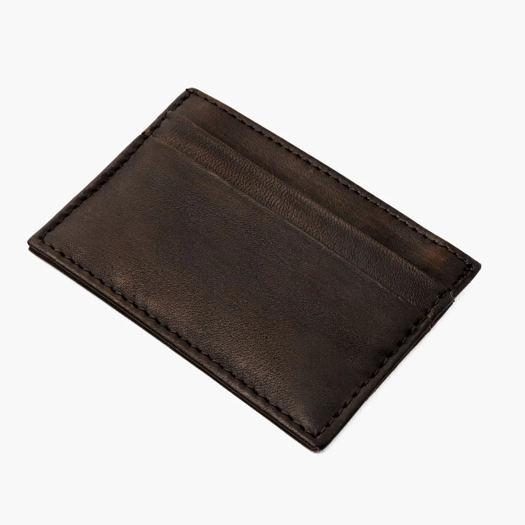 Leather Card Holder | Black Coffee 3 Leather Card Holder | Black Coffee
