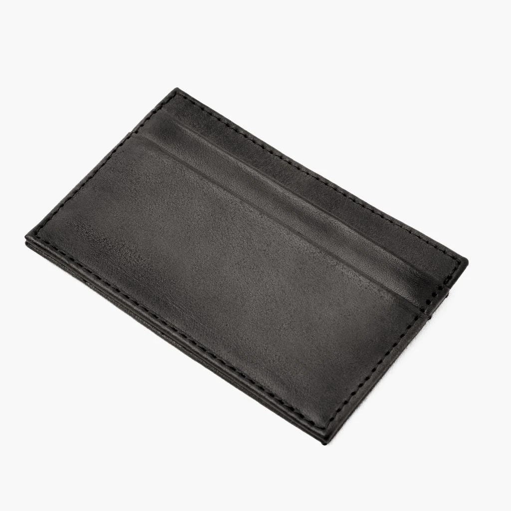 Leather Card Holder | Distressed Grey 2 Leather Card Holder | Distressed Grey