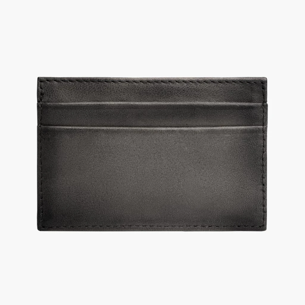 Leather Card Holder | Distressed Grey 3 Leather Card Holder | Distressed Grey - Image 2