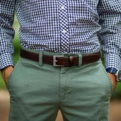 Men's Classic Leather Belt | Brown -Casual Shoes World 1024x1024 Men ClassicBelt Brown 060525 2