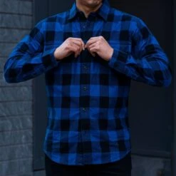 Filson Field Flannel Shirt | Cobalt Blue Black 12 Filson Field Flannel Shirt | Cobalt Blue Black -Casual Shoes World 1024x1024 Men FieldFlannel CobaltBlue Black 2