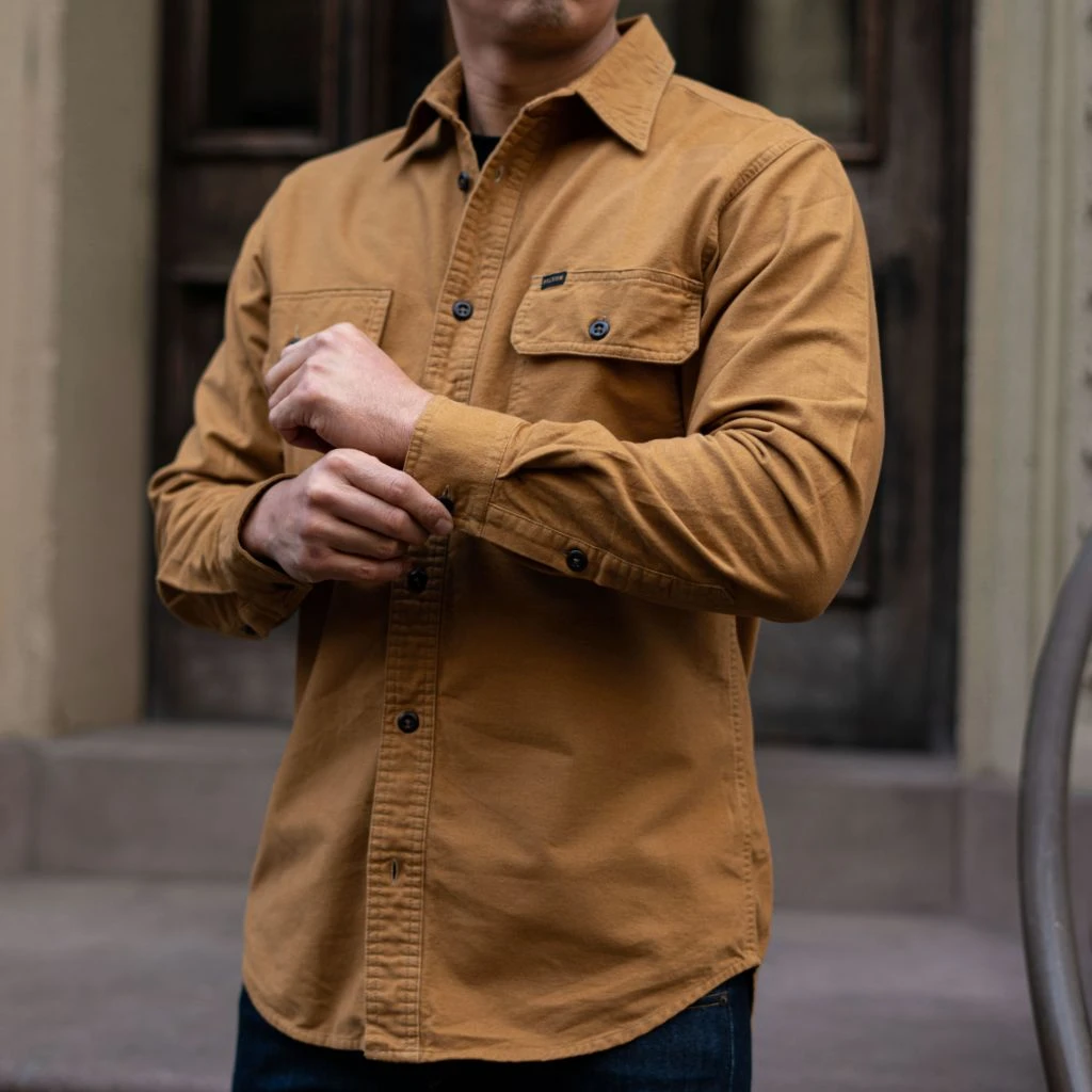 Filson Field Flannel Shirt | Tan Nubuck 7 Filson Field Flannel Shirt | Tan Nubuck - Image 5