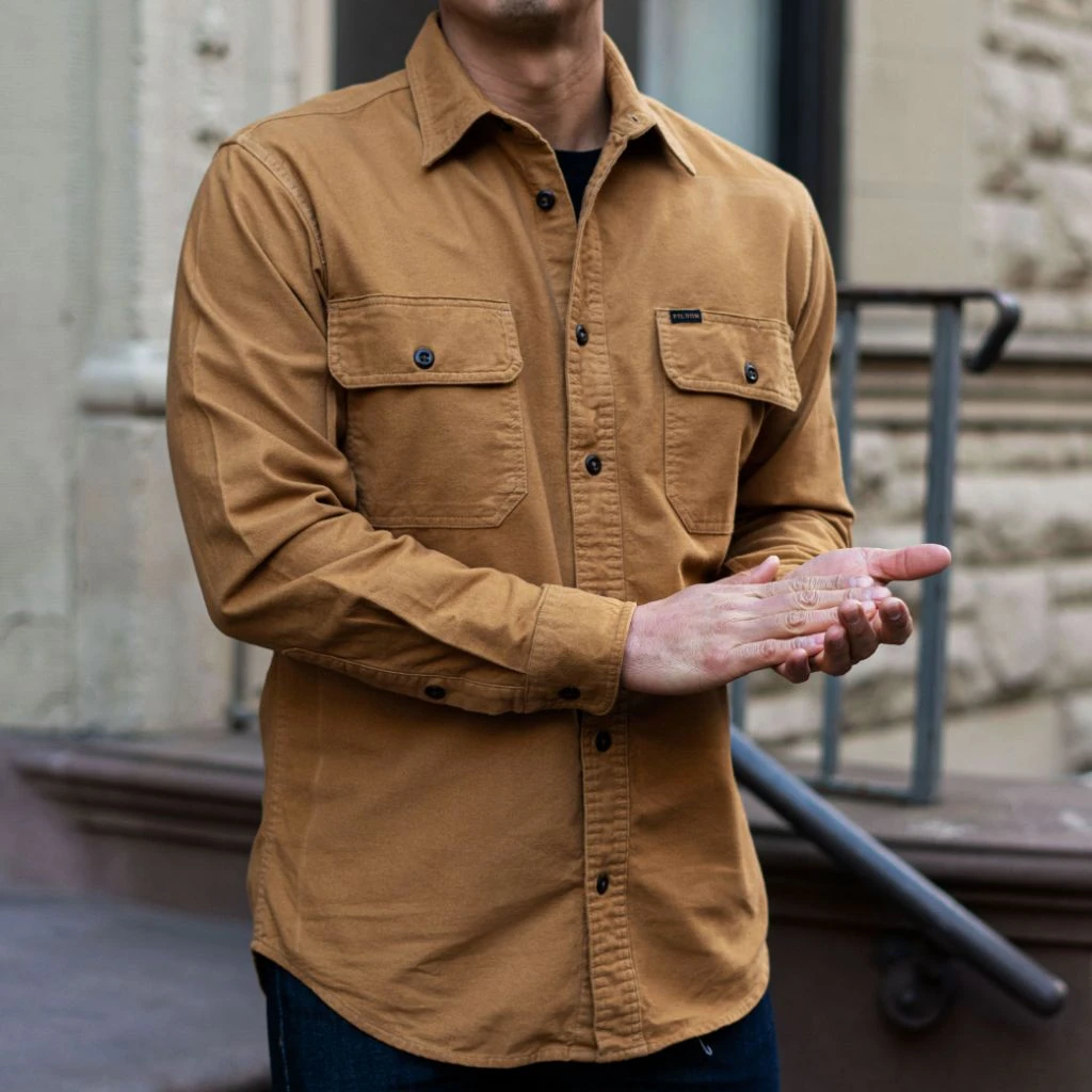 Filson Field Flannel Shirt | Tan Nubuck 8 Filson Field Flannel Shirt | Tan Nubuck - Image 6