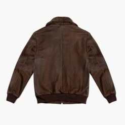 Flight Jacket | Tobacco -Casual Shoes World 1024x1024 Men Flight Tobacco 070824 Rear