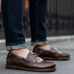 Handsewn Loafer | Chocolate -Casual Shoes World 1024x1024 Men HandsewnLoafer Chocolate 071123 1