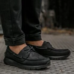 Handsewn Runner | Black Matte -Casual Shoes World 1024x1024 Men HandsewnLoafer Runner BlackMatte 122421 1