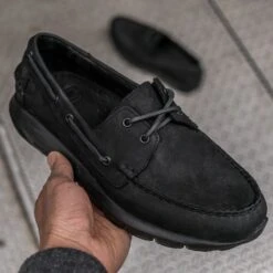 Handsewn Runner | Black Matte -Casual Shoes World 1024x1024 Men HandsewnLoafer Runner BlackMatte 122421 3