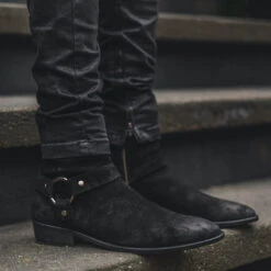 Harness | Black Suede 15 Harness | Black Suede -Casual Shoes World 1024x1024 Men Harness Boot Black 1