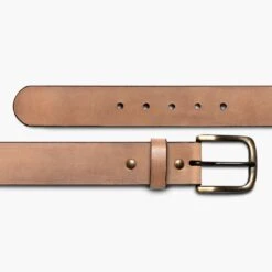 Men's Heritage Leather Belt | Natural -Casual Shoes World 1024x1024 Men Heritage Natural 072723 BothEnds