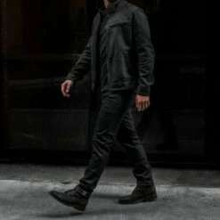 Roadster Jacket | Black Matte -Casual Shoes World 1024x1024 Men Jacket Roadster BlackMatte 091721 3A
