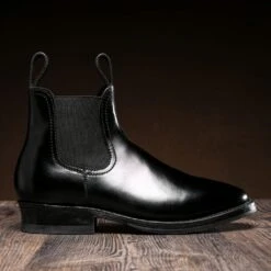 Journeyman | Black Shinki Cordovan -Casual Shoes World 1024x1024 Men Journeyman BlackShinki 092324 MoodyLightbox Side
