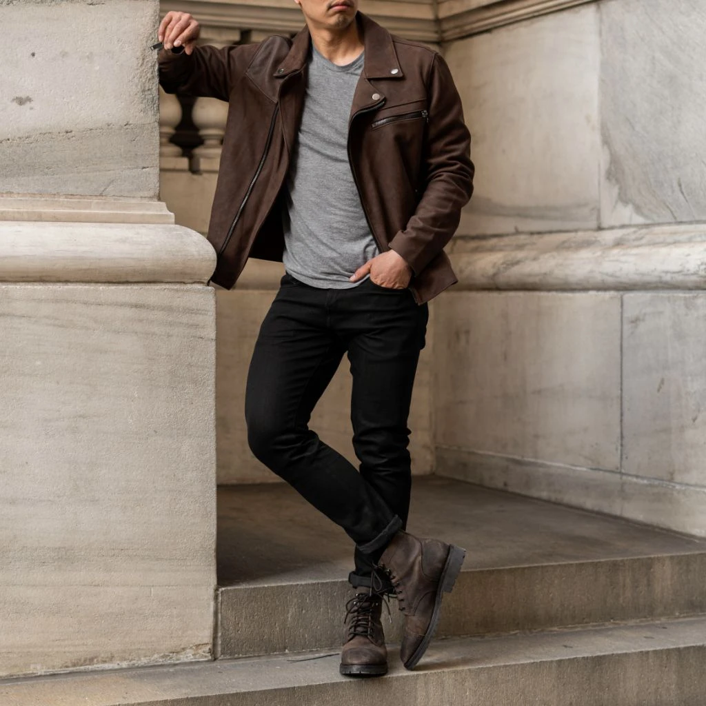 Motorcycle Jacket | Tobacco 5 Motorcycle Jacket | Tobacco - Image 3