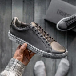 Premier Low Top | Distressed Grey 17 Premier Low Top | Distressed Grey -Casual Shoes World 1024x1024 Men Premier GreyDistressed 210309 3