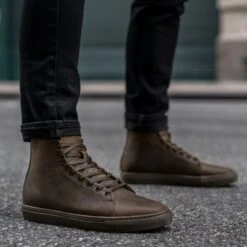 Premier High Top | Tobacco -Casual Shoes World 1024x1024 Men Premier HighTop Tobacco 101123 1