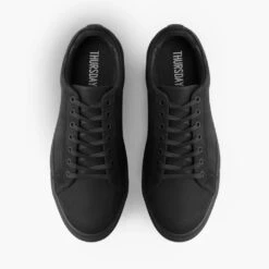 Premier Low Top | Black Matte -Casual Shoes World 1024x1024 Men Sneakers Premier LowTop BlackMatte 082522 Flatlay2