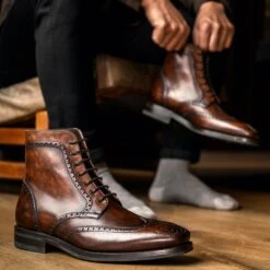 Wingtip | Color #77 15 Wingtip | Color #77 -Casual Shoes World 1024x1024 Men Wingtip Color77 100221 3