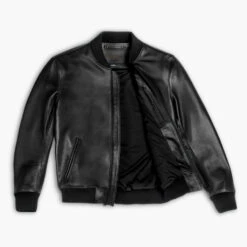 Bomber Jacket | Black -Casual Shoes World 1024x1024 Mens BomberJacket Black 091223 FrontOpen 8573333e a9ef 408b 9792 122b576a7702