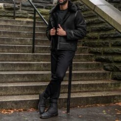 Bronco Jacket | Black -Casual Shoes World 1024x1024 Mens BroncoJacket Black 093024 3