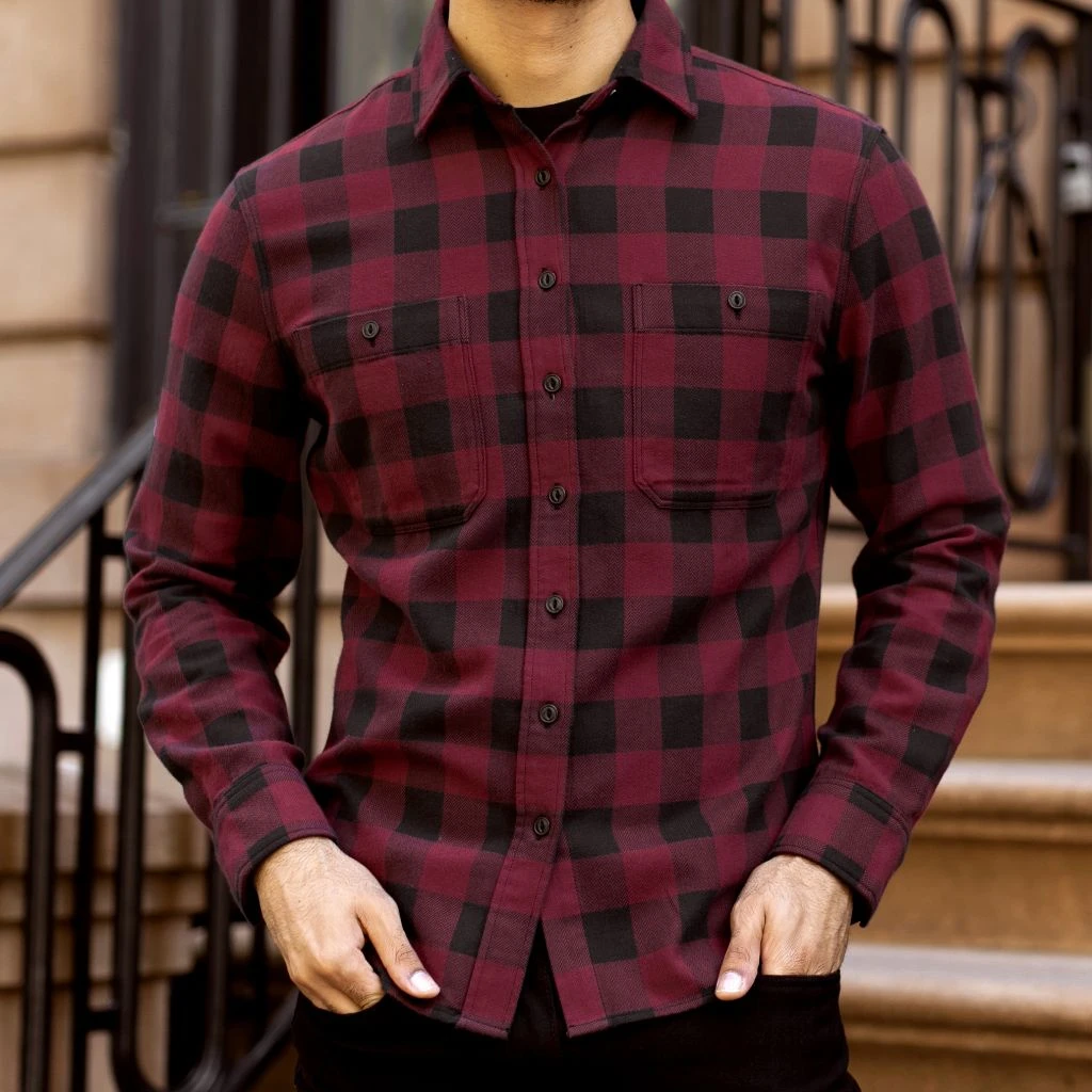 Buffalo Check Shirt | Red 8 Buffalo Check Shirt | Red - Image 6