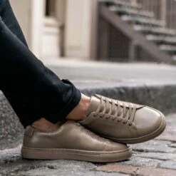 Encore | Taupe -Casual Shoes World 1024x1024 Mens Encore Taupe 073024 3