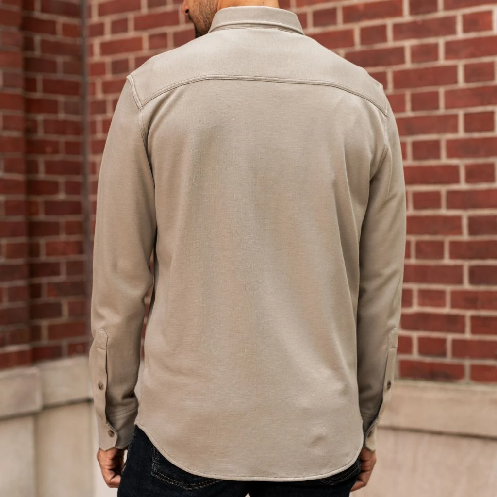 Everyday Button-Down Shirt | Taupe 10 Everyday Button-Down Shirt | Taupe - Image 8