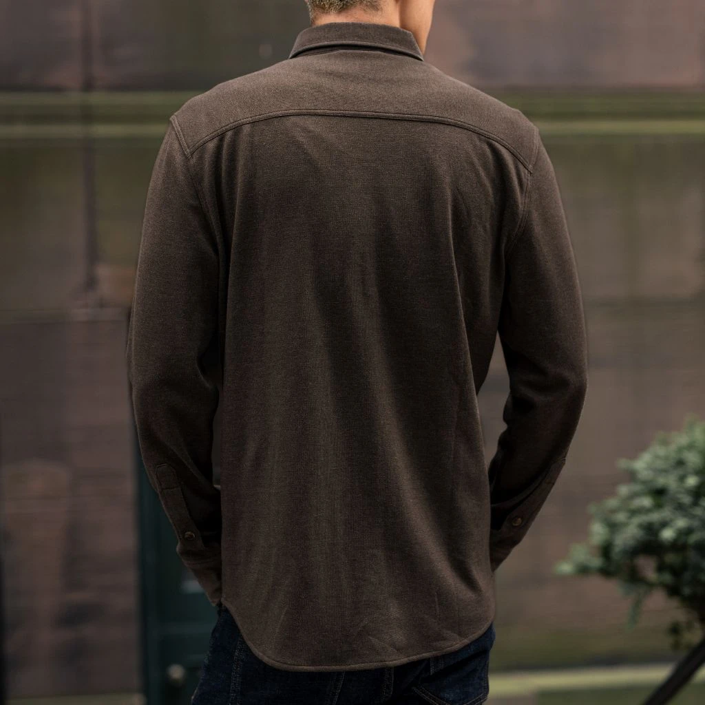 Everyday Button-Down Shirt | Brown (Two Pocket) 10 Everyday Button-Down Shirt | Brown (Two Pocket) - Image 8