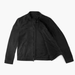 Roadster Jacket | Black Matte -Casual Shoes World 1024x1024 Mens Jacket Roadster BlackMatte 091721 FrontOpen