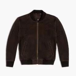 Bomber Jacket | Espresso -Casual Shoes World 1024x1024 Mens Jackets BomberJacket Espresso 102723 Front