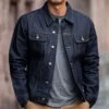 Denim Trucker Jacket | Raw Indigo -Casual Shoes World 1024x1024 Mens Jackets Denim Trucker RawIndigo 120122 1