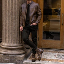 Racer Jacket | Anejo -Casual Shoes World 1024x1024 Mens Jackets Racer Anejo 092823 3