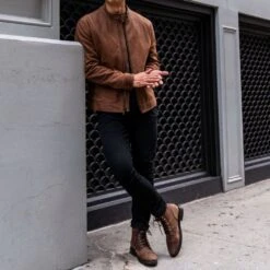 Racer Jacket | Arizona Adobe 13 Racer Jacket | Arizona Adobe -Casual Shoes World 1024x1024 Mens Jackets Racer Arizona 092823 3