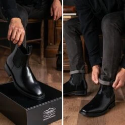 Journeyman | Black Shinki Cordovan -Casual Shoes World 1024x1024 Mens Journeyman BlackShinki 092624 2