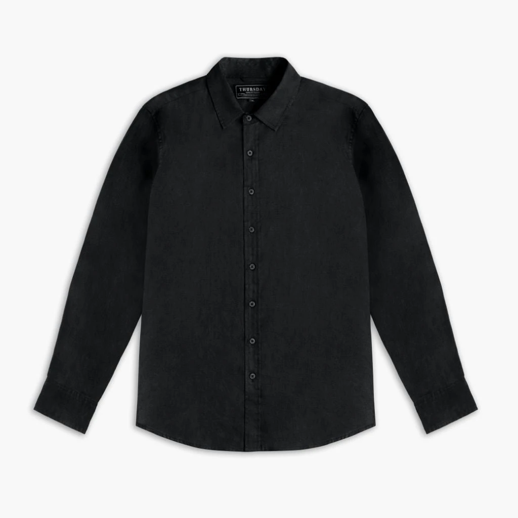 Linen Shirt | Black 3 Linen Shirt | Black